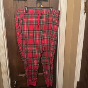 Women’s XL Old Navy Red Plaid Lounge Pants